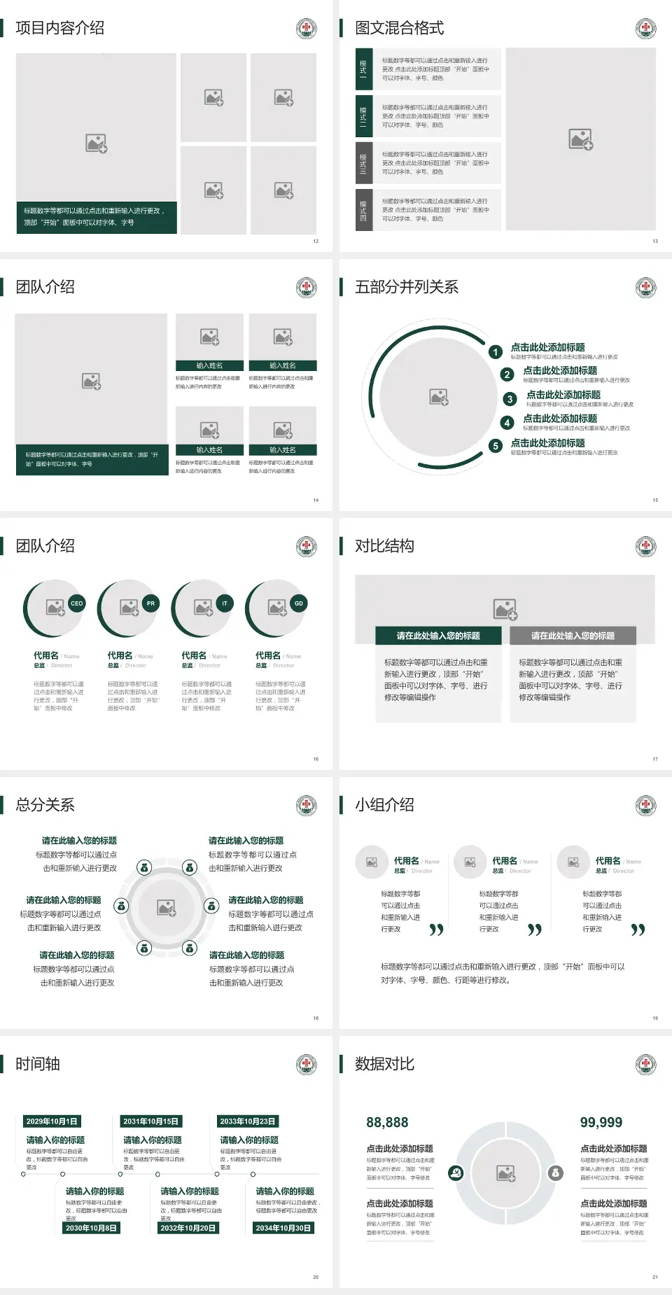 联勤保障部队第九六四医院医疗知识普及PPT模板4:3格式幻灯片预览图3