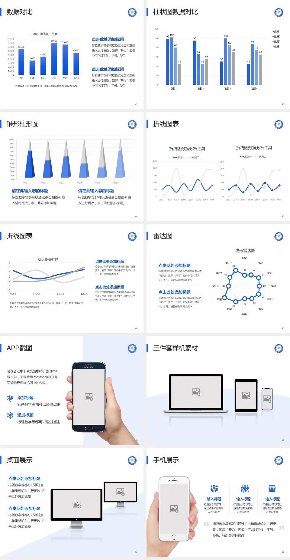 南京市中医院医院管理报告PPT模板4:3格式幻灯片预览图6