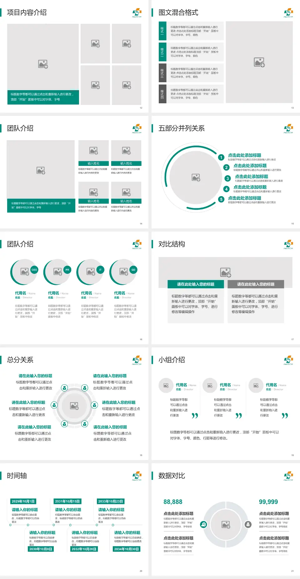 南通市中医院医疗知识普及PPT模板4:3格式幻灯片预览图3