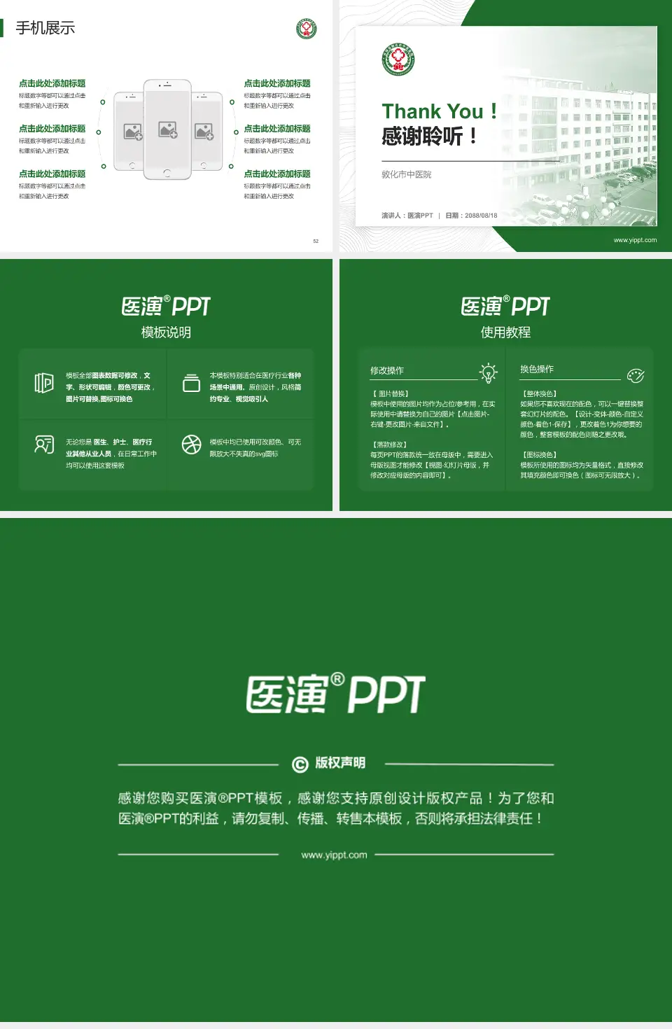 敦化市中医院医院管理报告PPT模板4:3格式幻灯片预览图7