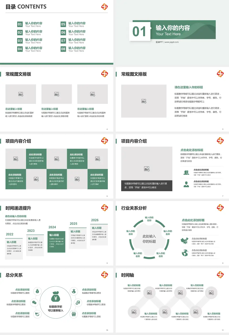 长春市儿童医院财务与预算报告PPT模板16:9格式幻灯片预览图2