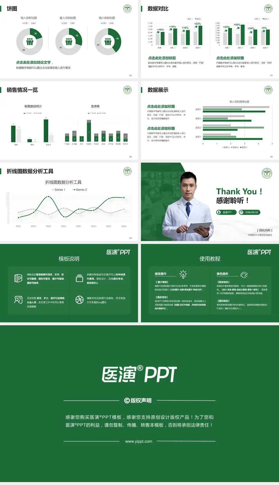 中国医学科学院皮肤病医院病例分享与讨论PPT模板16:9格式幻灯片预览图4