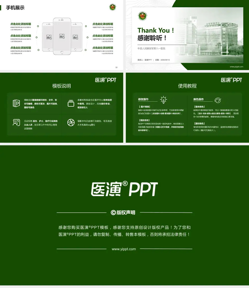 中国人民解放军第八一医院医院管理报告PPT模板16:9格式幻灯片预览图7
