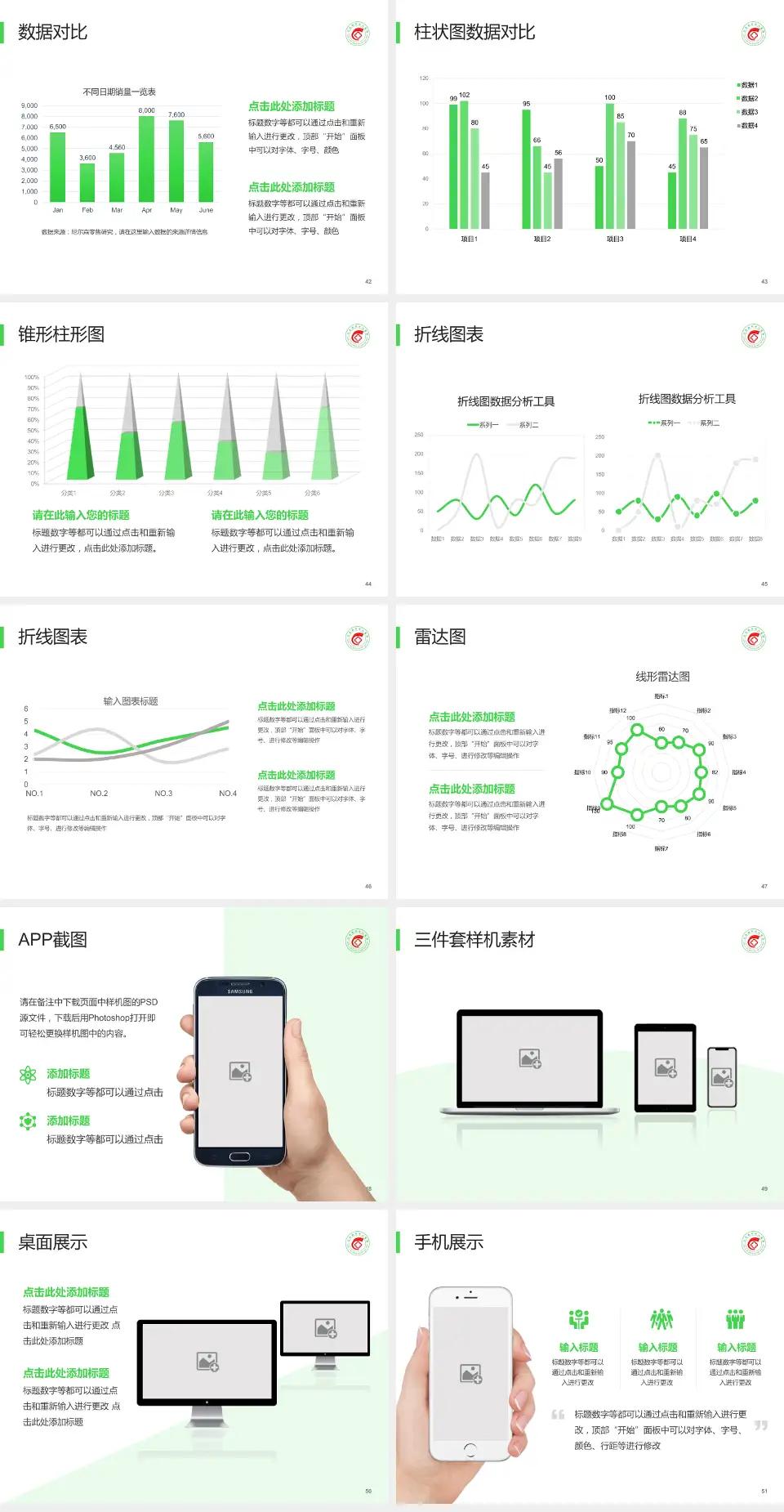 公主岭市中心医院医院管理报告PPT模板4:3格式幻灯片预览图6