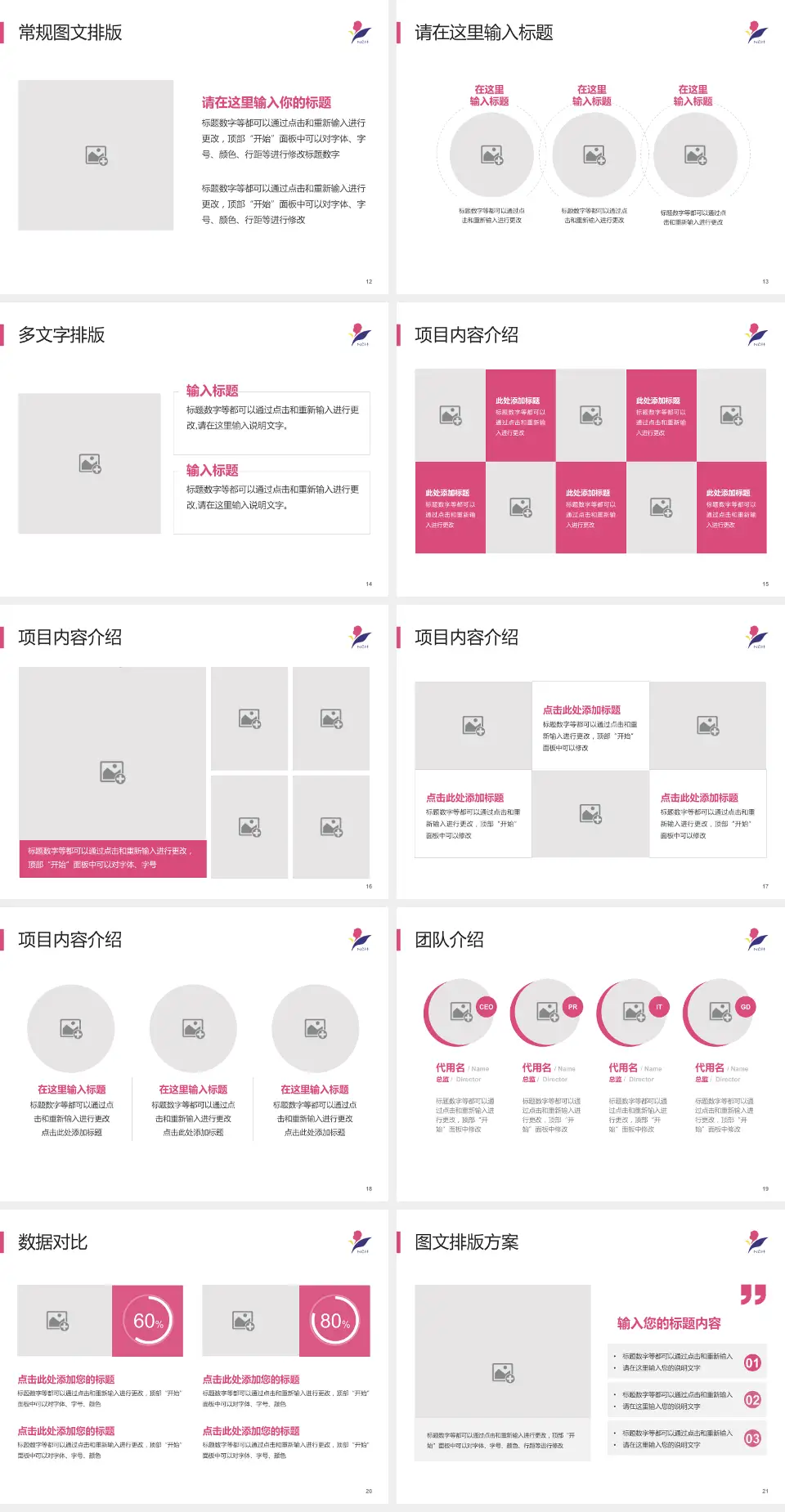 南京市儿童医院品管圈PDCA演示专用PPT模板4:3格式幻灯片预览图3