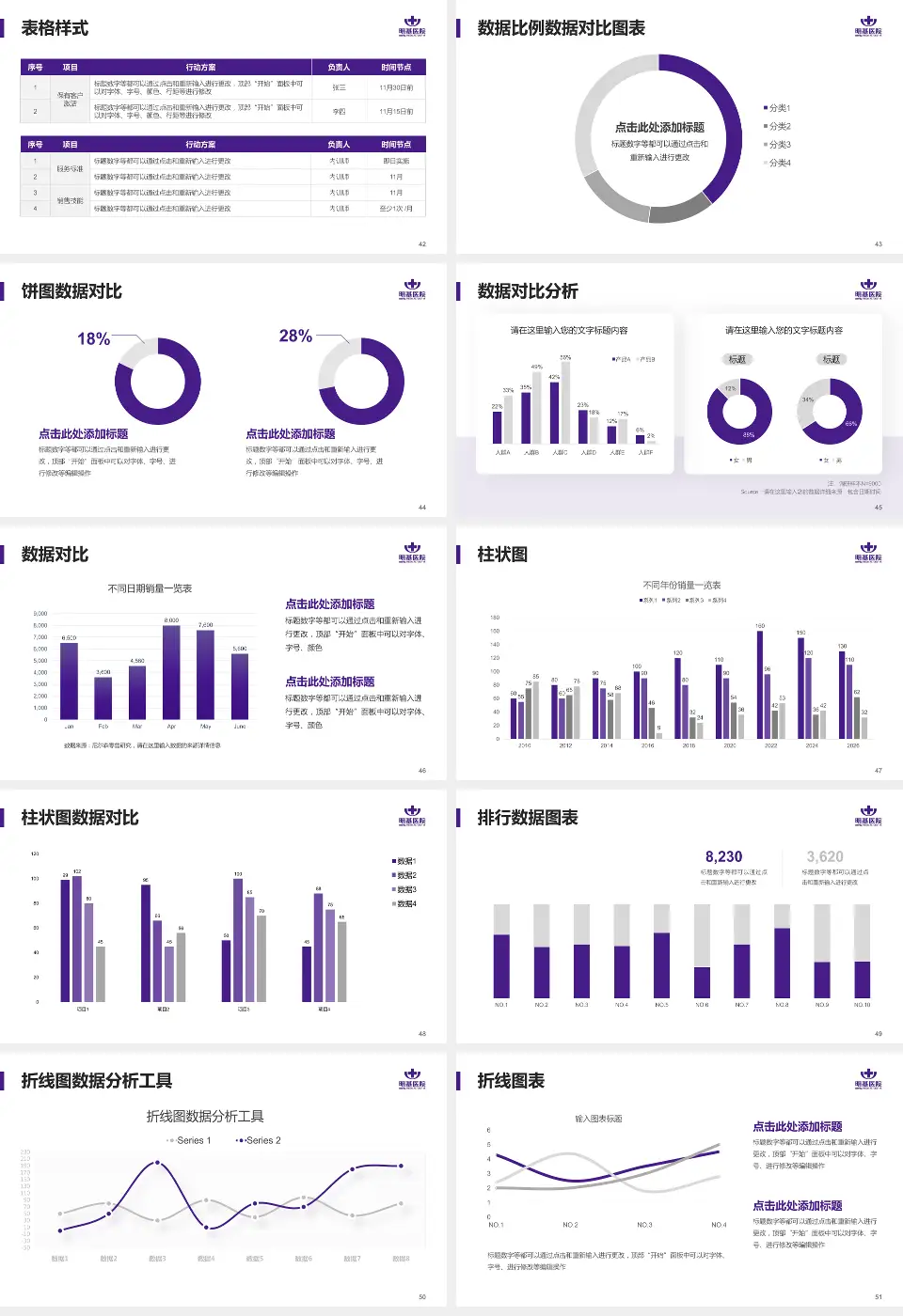 南京明基医院医院简介/日常通用PPT模板16:9格式幻灯片预览图6