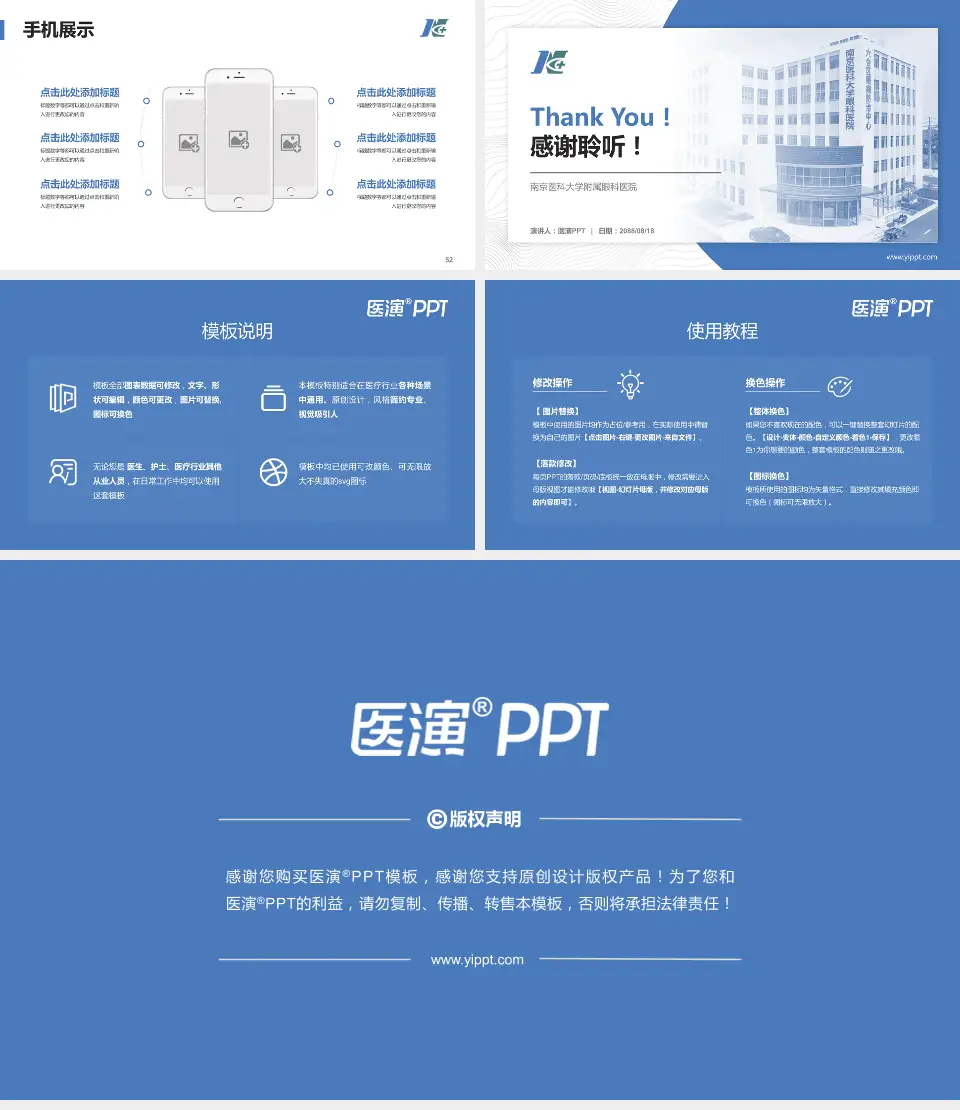 南京医科大学附属眼科医院医院管理报告PPT模板16:9格式幻灯片预览图7
