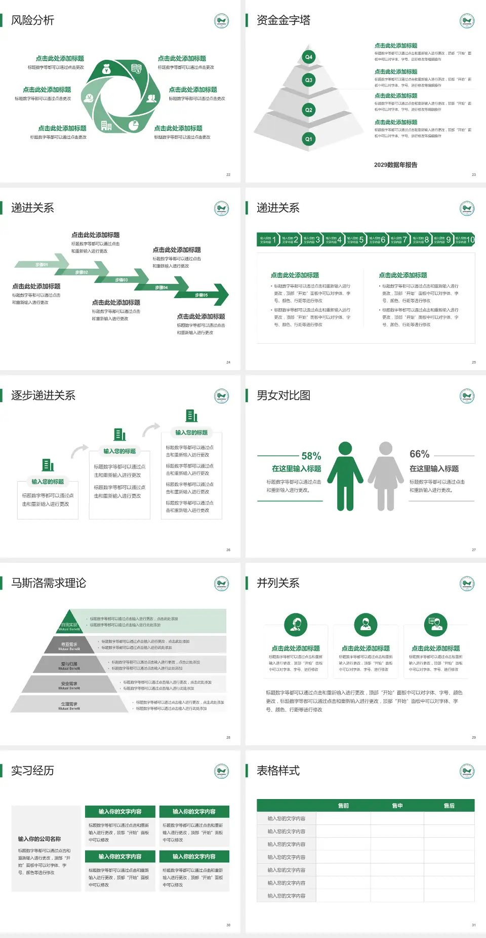 吉林省肝胆病医院项目申请与汇报PPT模板4:3格式幻灯片预览图4