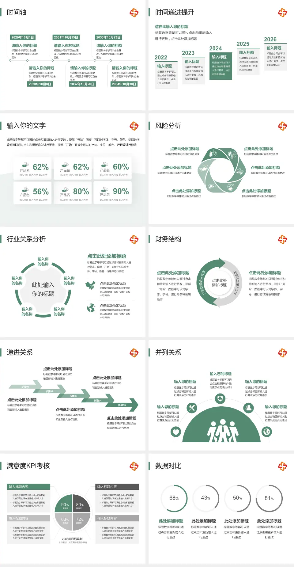 长春市儿童医院病例分享与讨论PPT模板4:3格式幻灯片预览图3