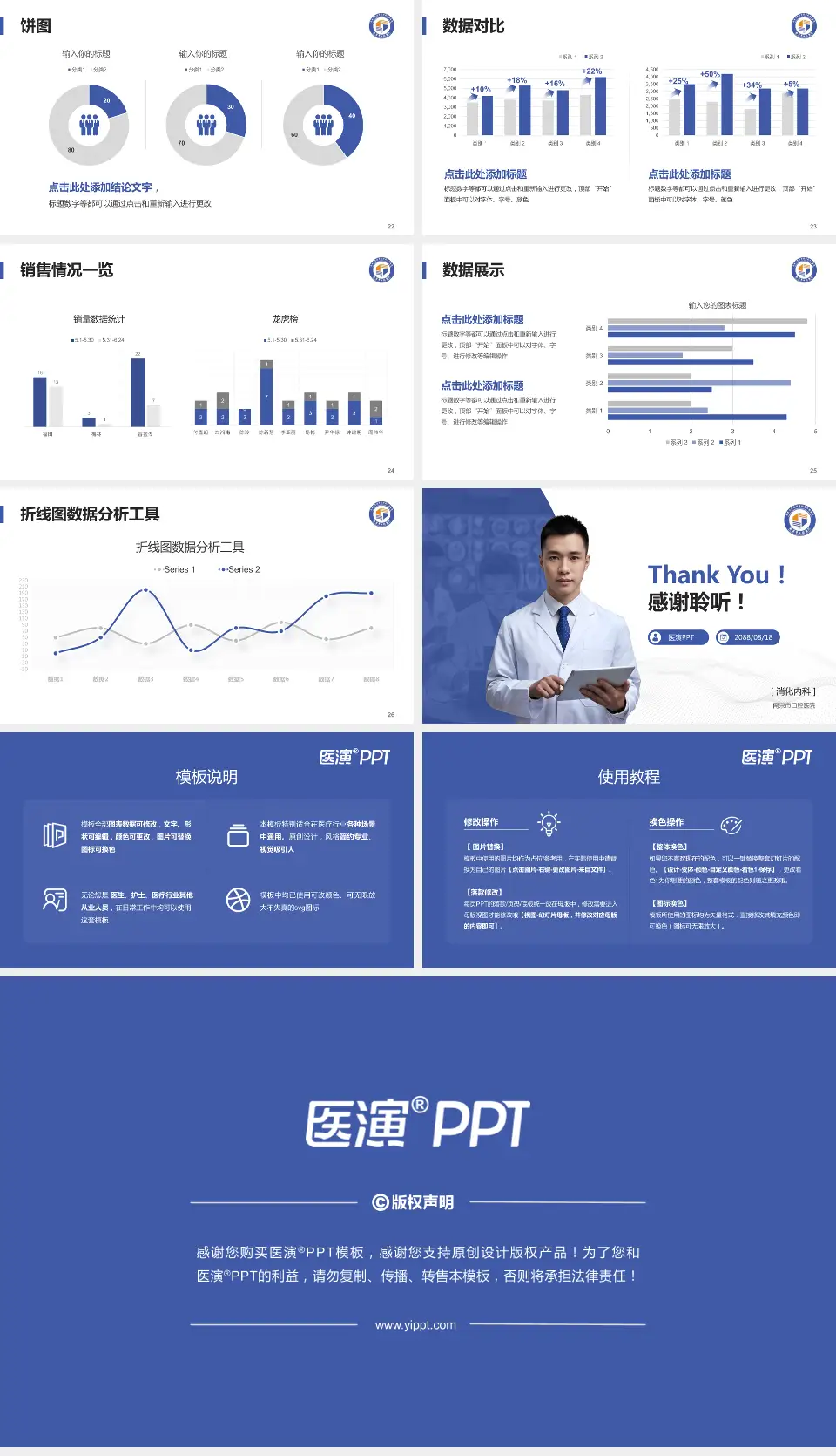 南京市口腔医院病例分享与讨论PPT模板16:9格式幻灯片预览图4