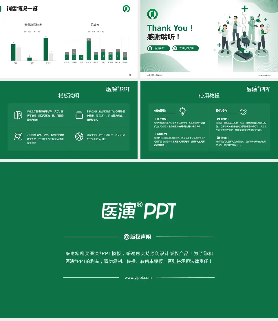 南京市第一医院总院品管圈PDCA演示专用PPT模板16:9格式幻灯片预览图7