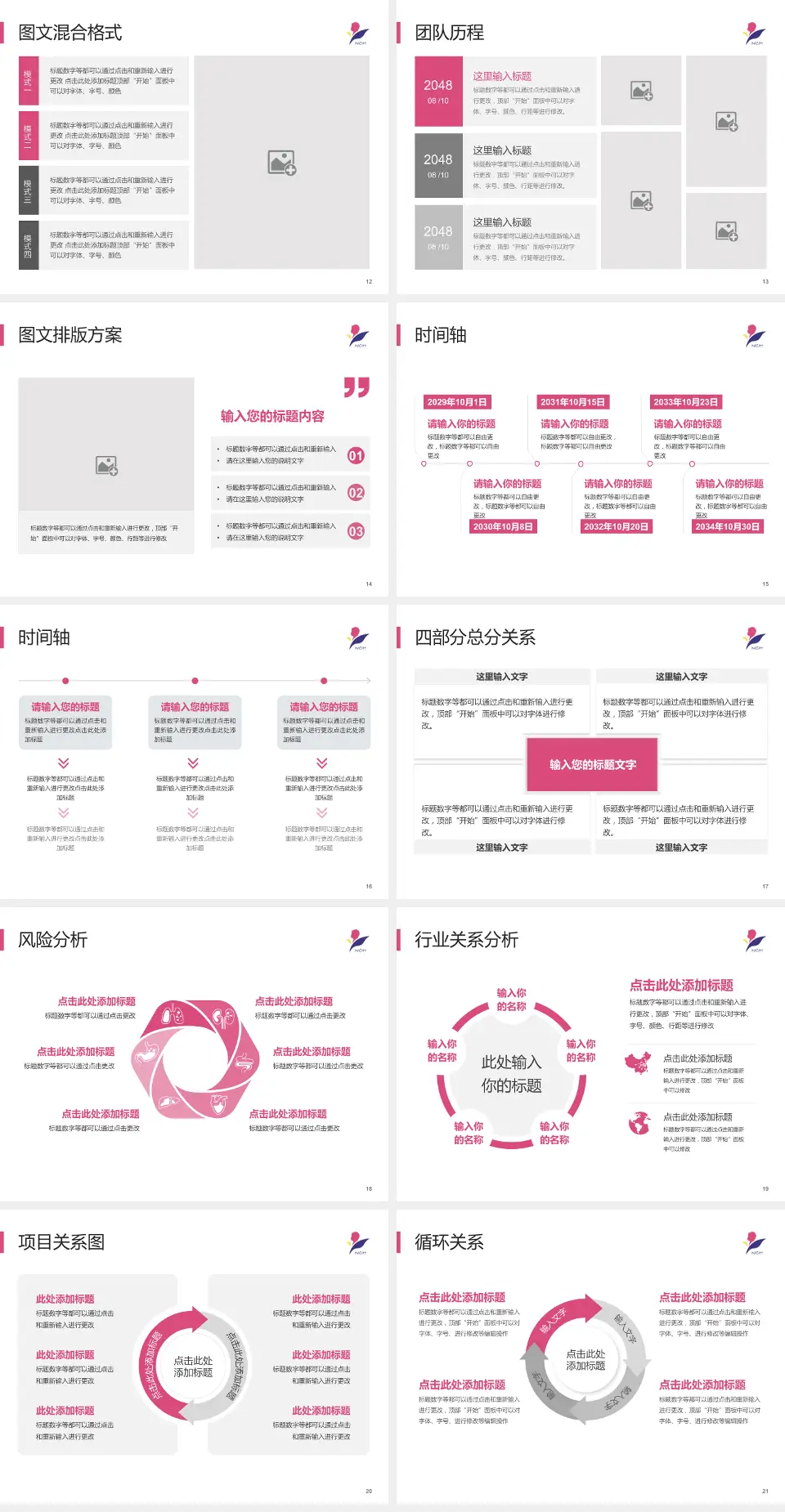 南京市儿童医院项目申请与汇报PPT模板4:3格式幻灯片预览图3