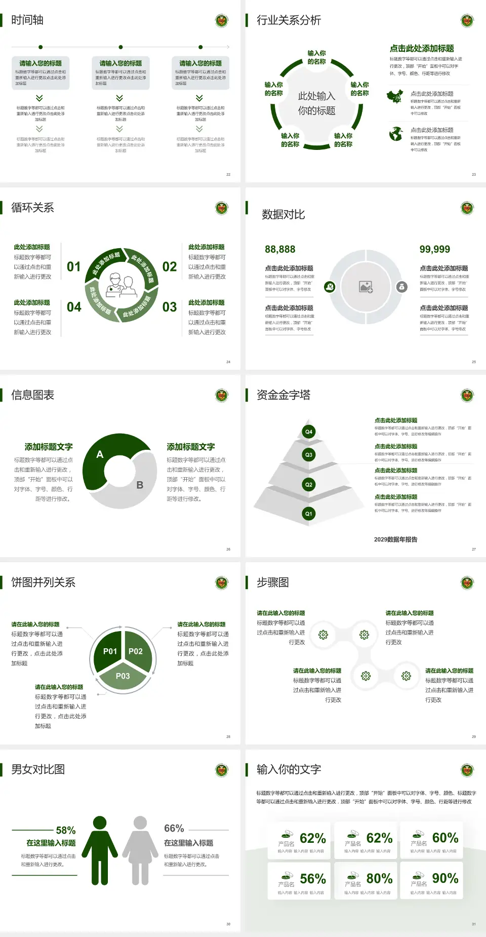 中国人民解放军第八一医院医院管理报告PPT模板4:3格式幻灯片预览图4