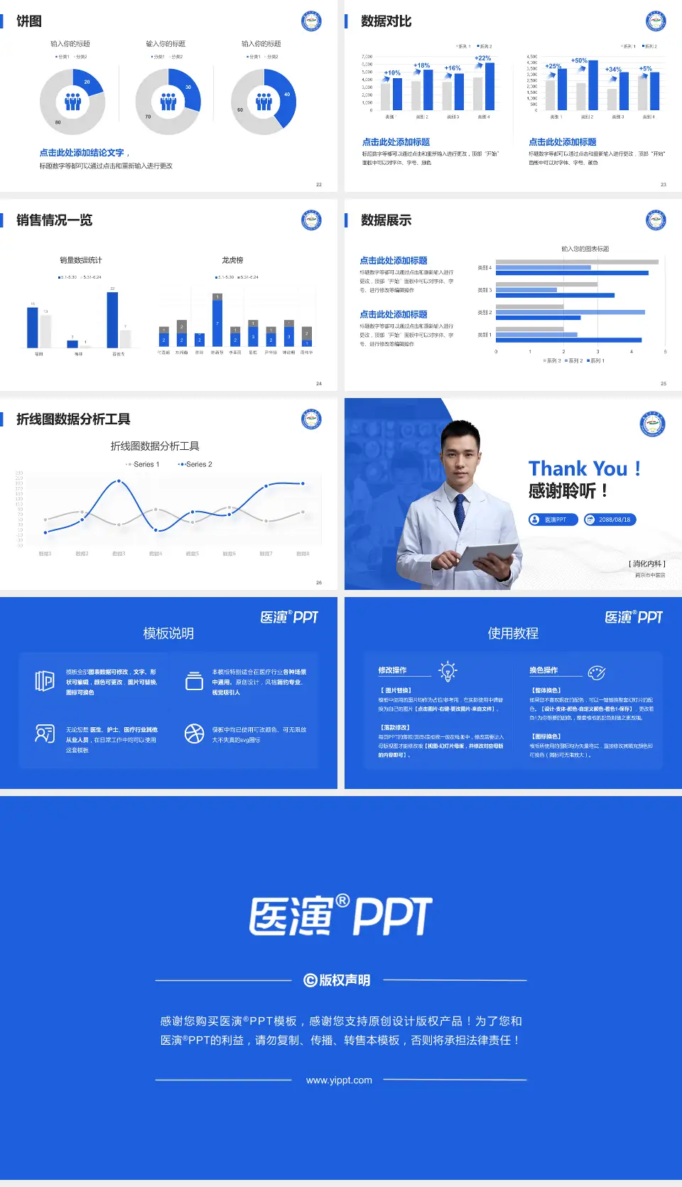 南京市中医院病例分享与讨论PPT模板16:9格式幻灯片预览图4