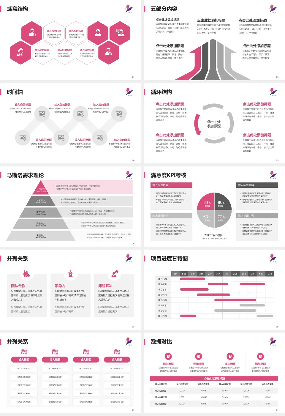 南京市儿童医院医疗知识普及PPT模板16:9格式幻灯片预览图4