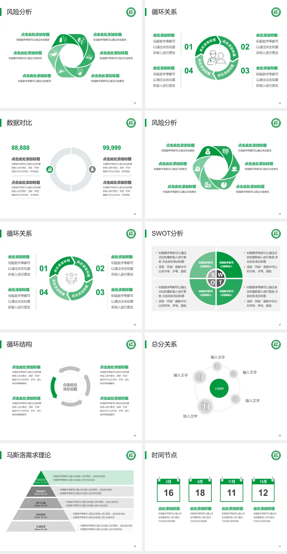 辽源市人民医院科研成果展示PPT模板4:3格式幻灯片预览图4