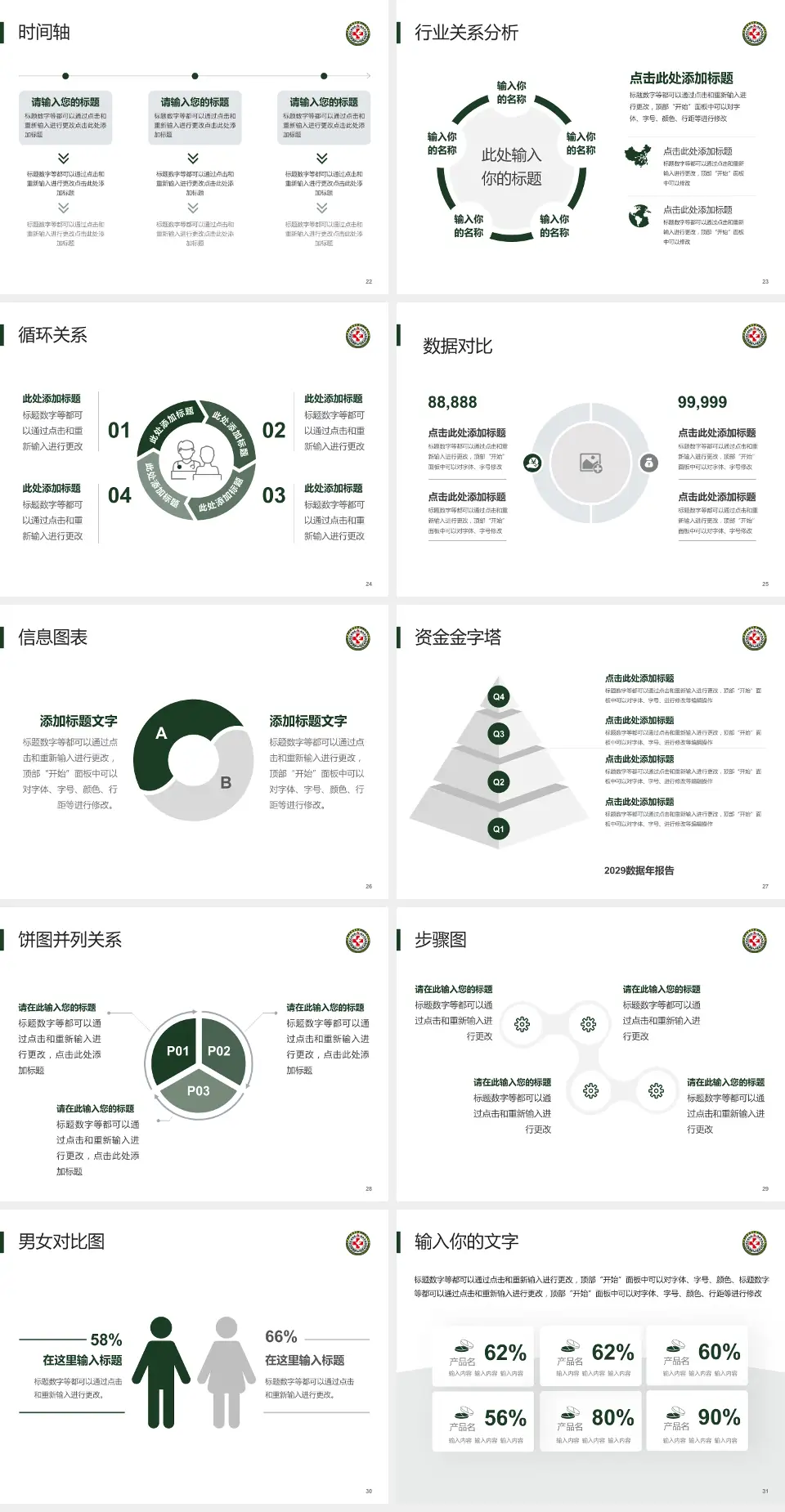 中国人民解放军第八二医院医院管理报告PPT模板4:3格式幻灯片预览图4