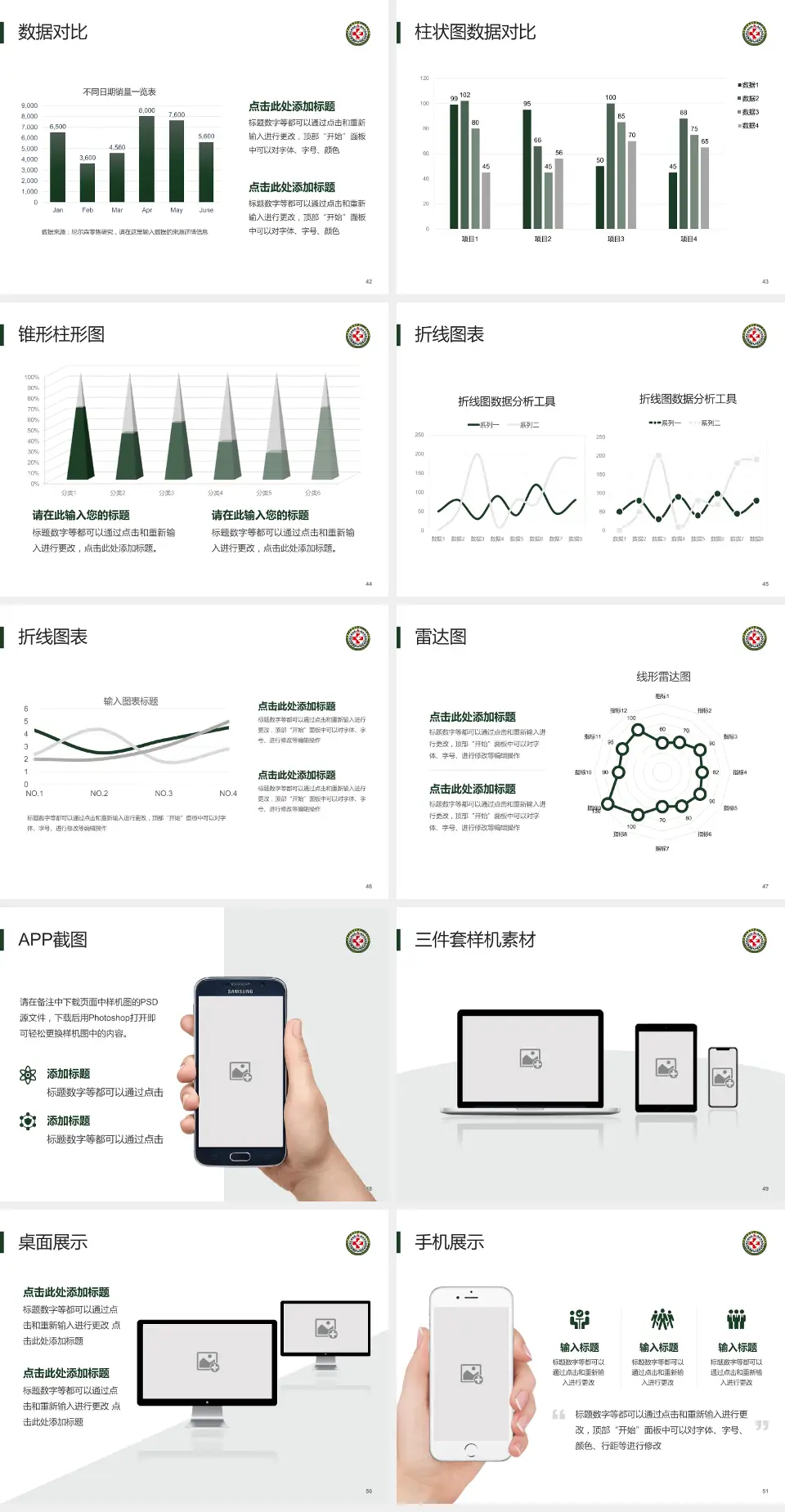 中国人民解放军第八二医院医院管理报告PPT模板4:3格式幻灯片预览图6