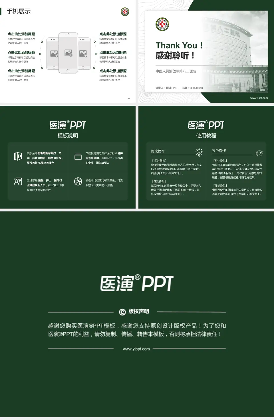 中国人民解放军第八二医院医院管理报告PPT模板4:3格式幻灯片预览图7