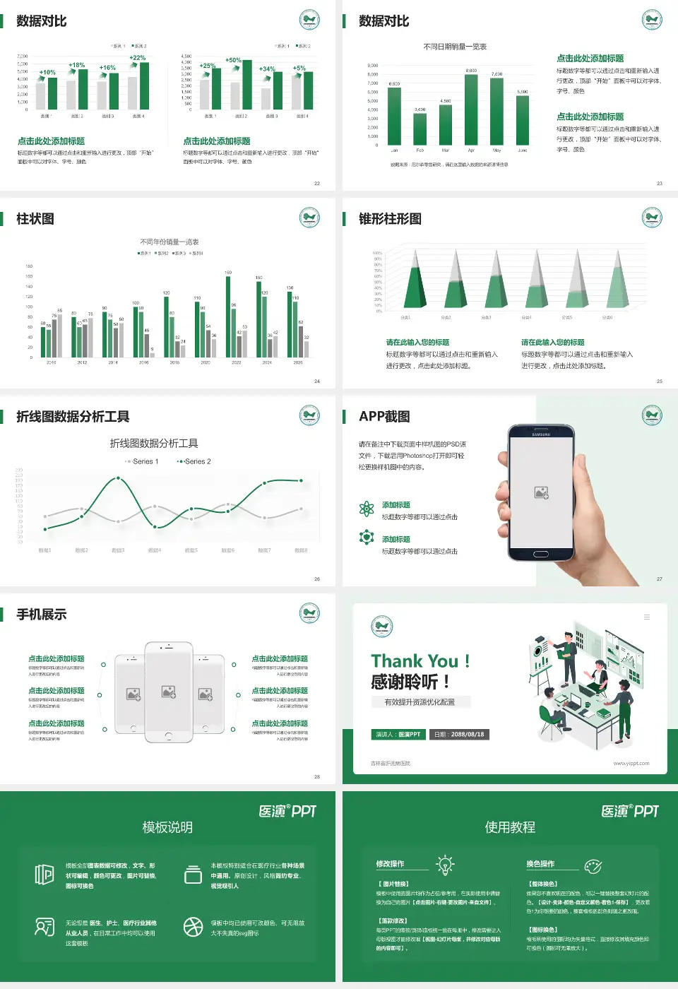 吉林省肝胆病医院财务与预算报告PPT模板16:9格式幻灯片预览图4