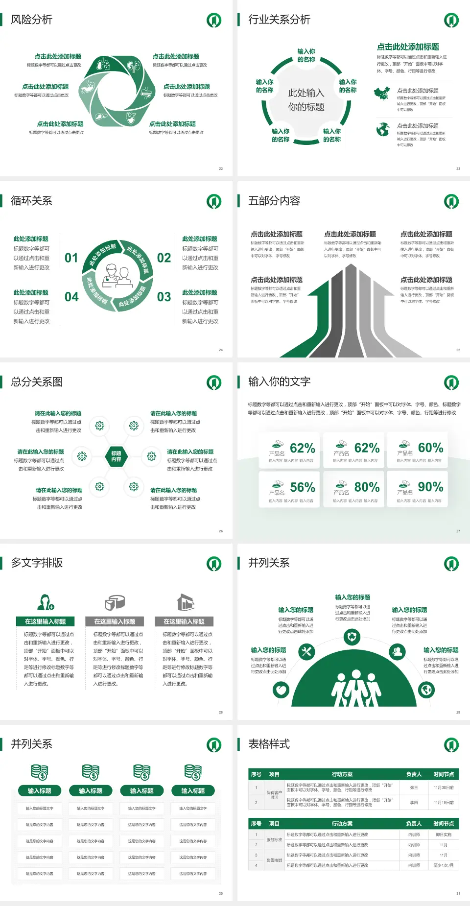 南京市第一医院河西院区科室介绍与推广PPT模板4:3格式幻灯片预览图4