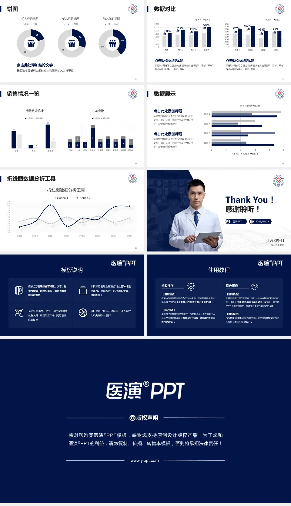 东台市中医院病例分享与讨论PPT模板16:9格式幻灯片预览图4