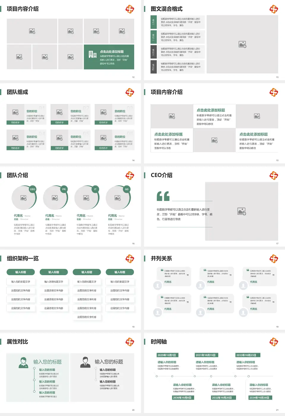 长春市儿童医院患者教育与指导PPT模板16:9格式幻灯片预览图3