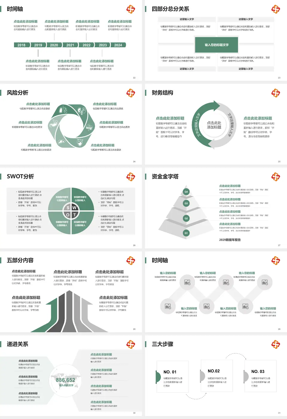 长春市儿童医院患者教育与指导PPT模板16:9格式幻灯片预览图4