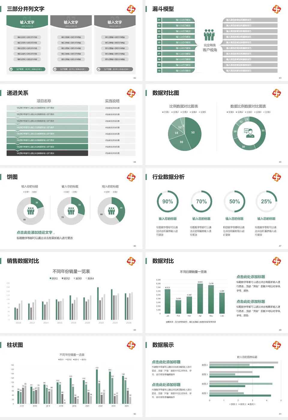 长春市儿童医院患者教育与指导PPT模板16:9格式幻灯片预览图6