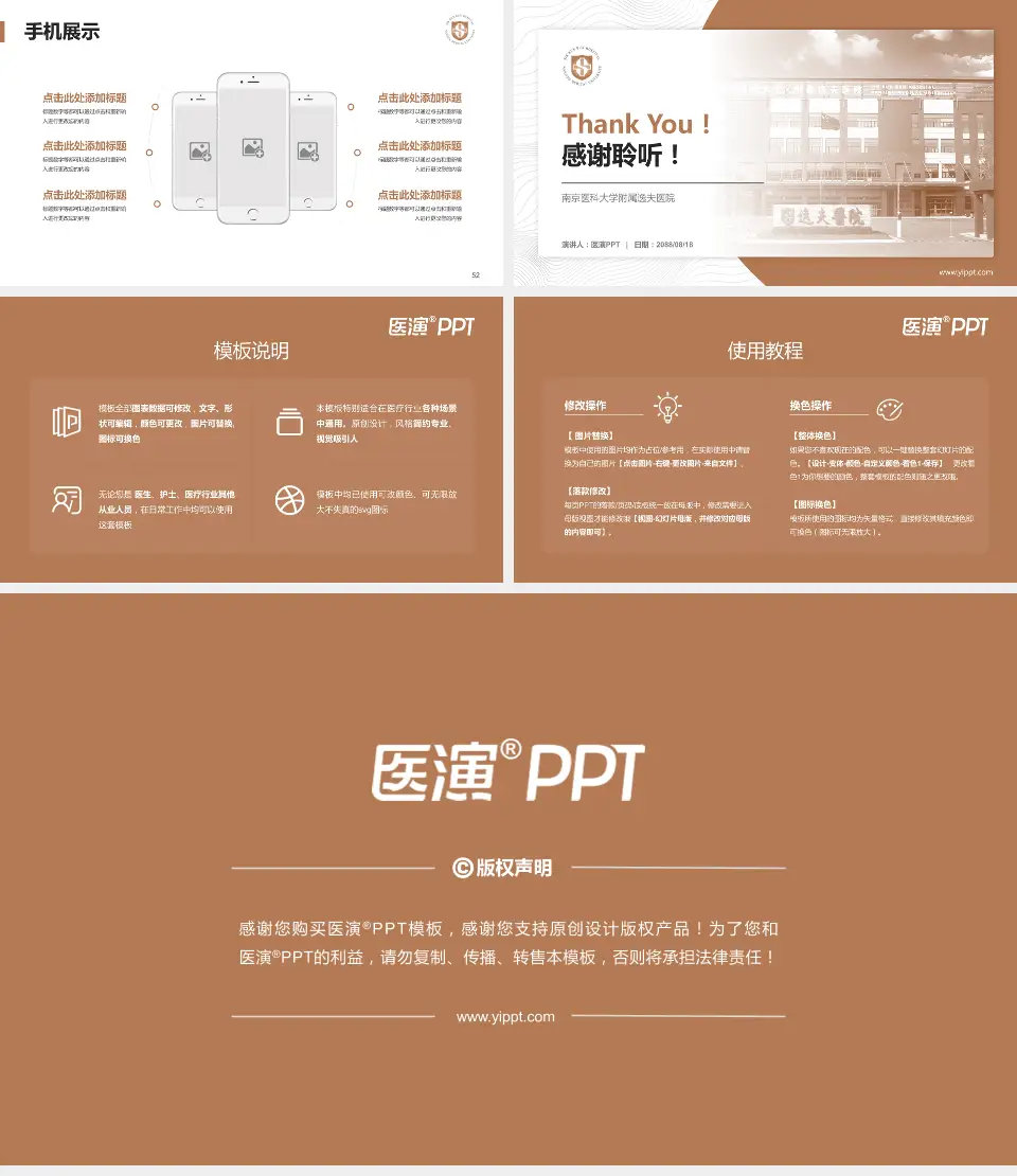 南京医科大学附属逸夫医院医院管理报告PPT模板16:9格式幻灯片预览图7