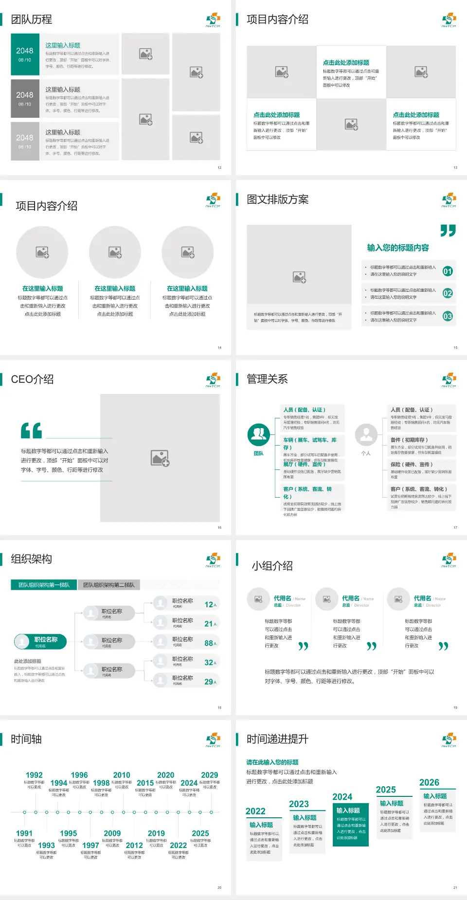 南通市中医院医院管理报告PPT模板4:3格式幻灯片预览图3