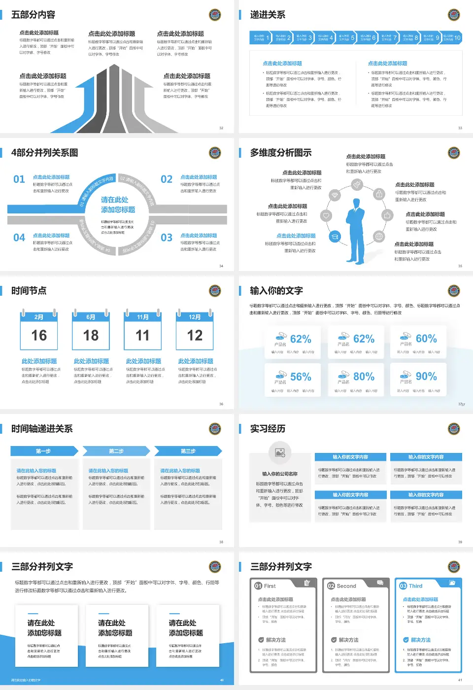 长春市中心医院品管圈PDCA演示专用PPT模板16:9格式幻灯片预览图5