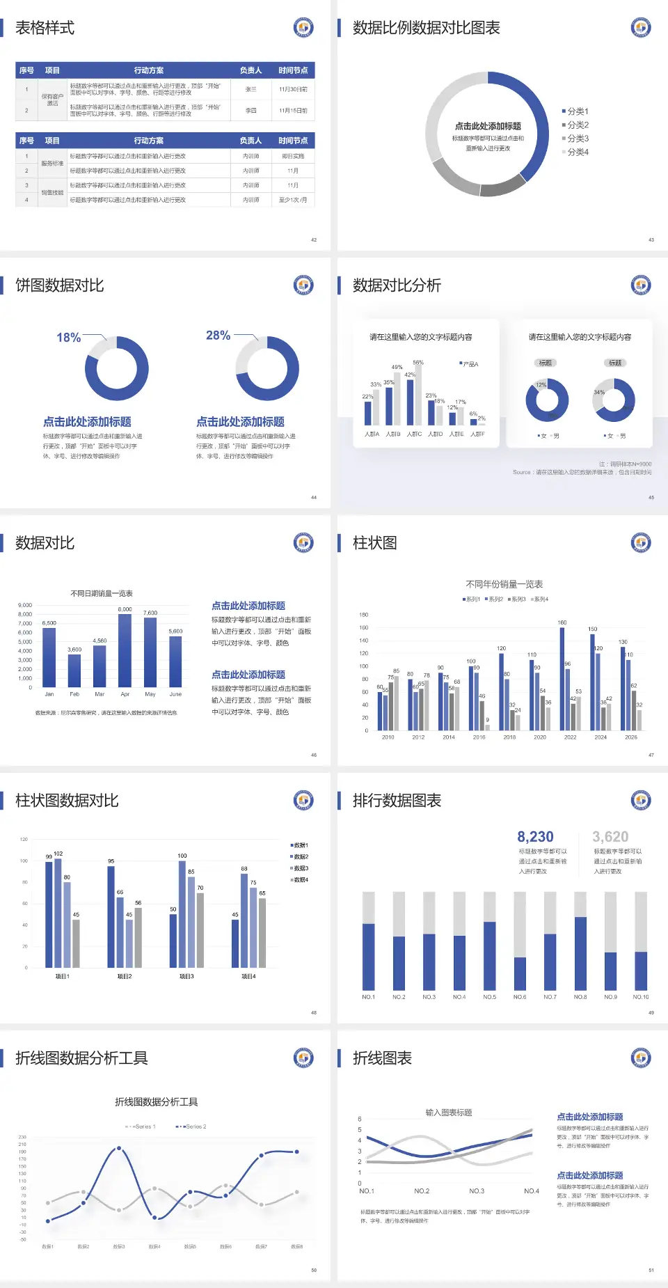 南京市口腔医院医院简介/日常通用PPT模板4:3格式幻灯片预览图6
