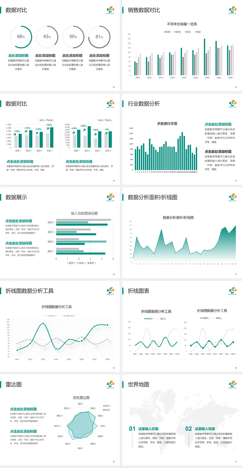 南通市中医院会议与研讨会PPT模板4:3格式幻灯片预览图5