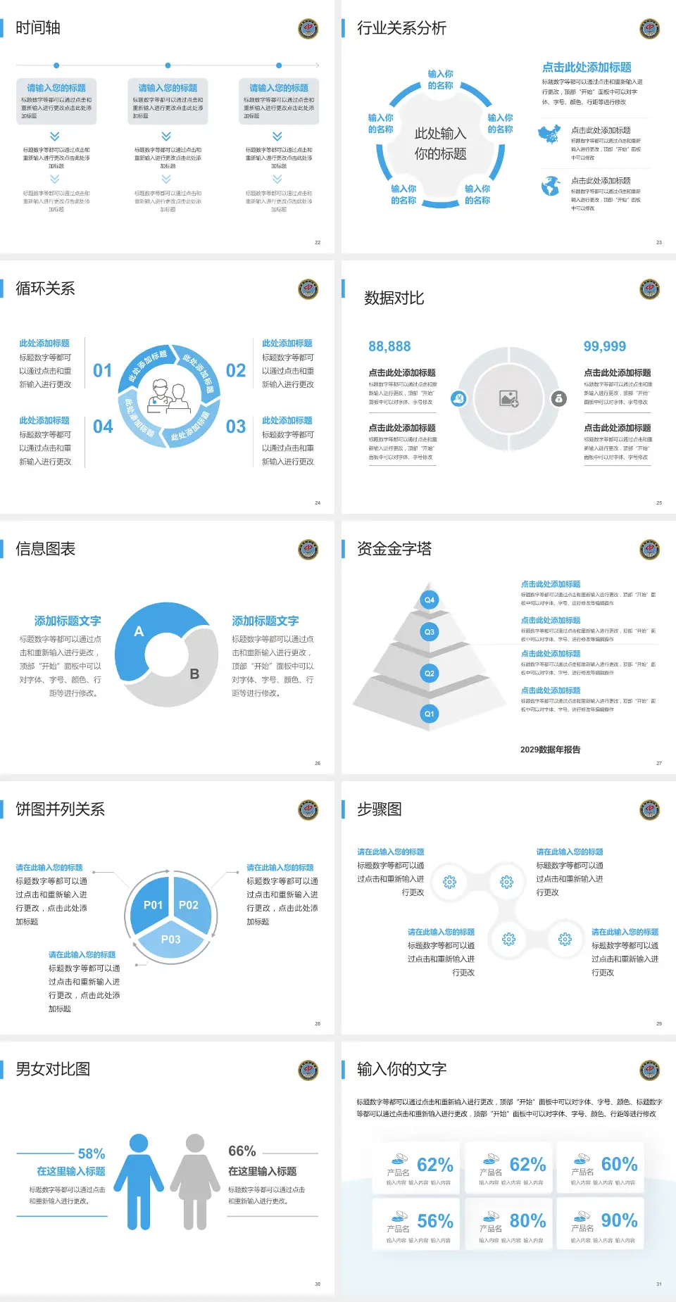 长春市中心医院医院管理报告PPT模板4:3格式幻灯片预览图4