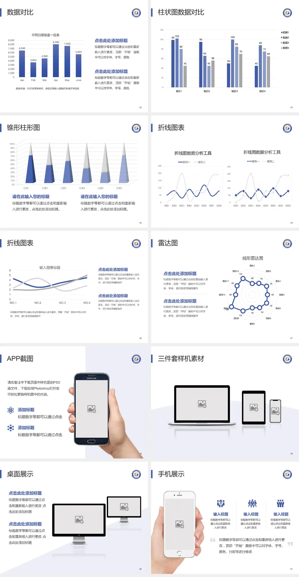 南京市口腔医院医院管理报告PPT模板4:3格式幻灯片预览图6