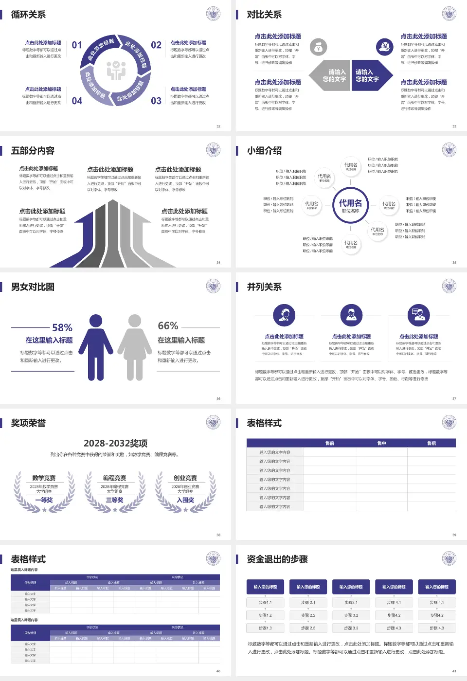 吉林省一汽总医院医院简介/日常通用PPT模板16:9格式幻灯片预览图5