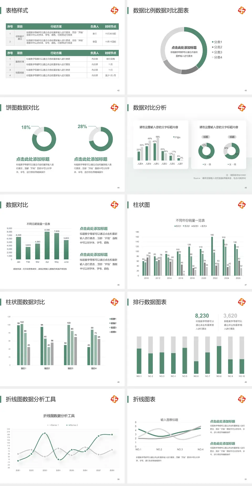 长春市儿童医院医院简介/日常通用PPT模板4:3格式幻灯片预览图6