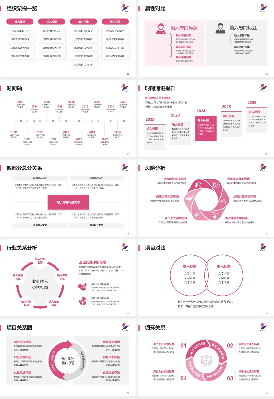 南京市儿童医院医疗行业比赛专用PPT模板16:9格式幻灯片预览图4