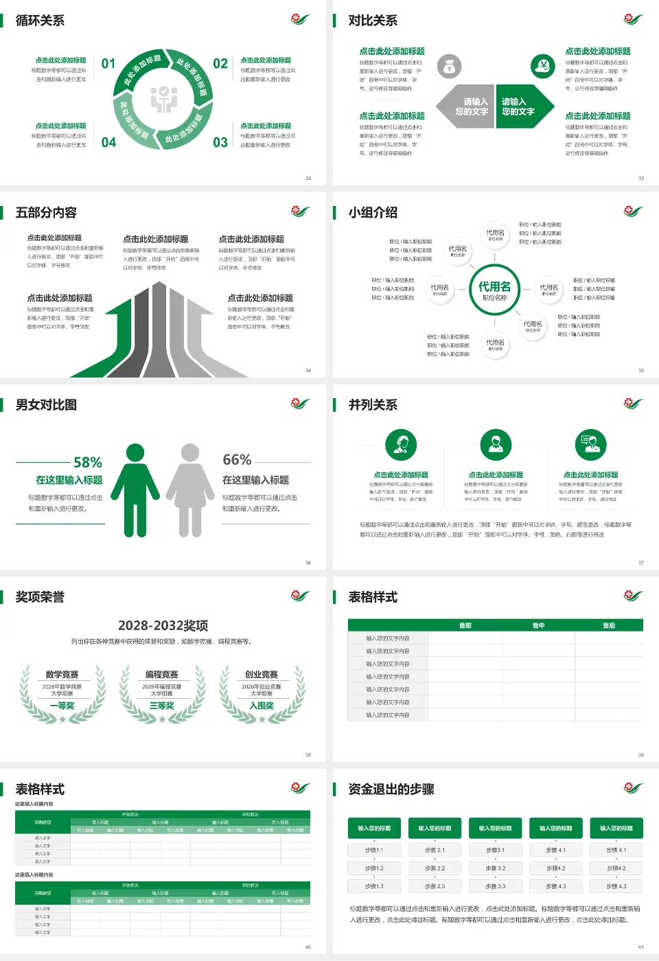 吉林省脑科医院医院简介/日常通用PPT模板16:9格式幻灯片预览图5