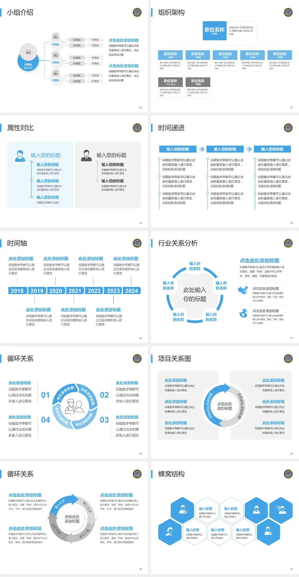 长春市中心医院品管圈PDCA演示专用PPT模板4:3格式幻灯片预览图4