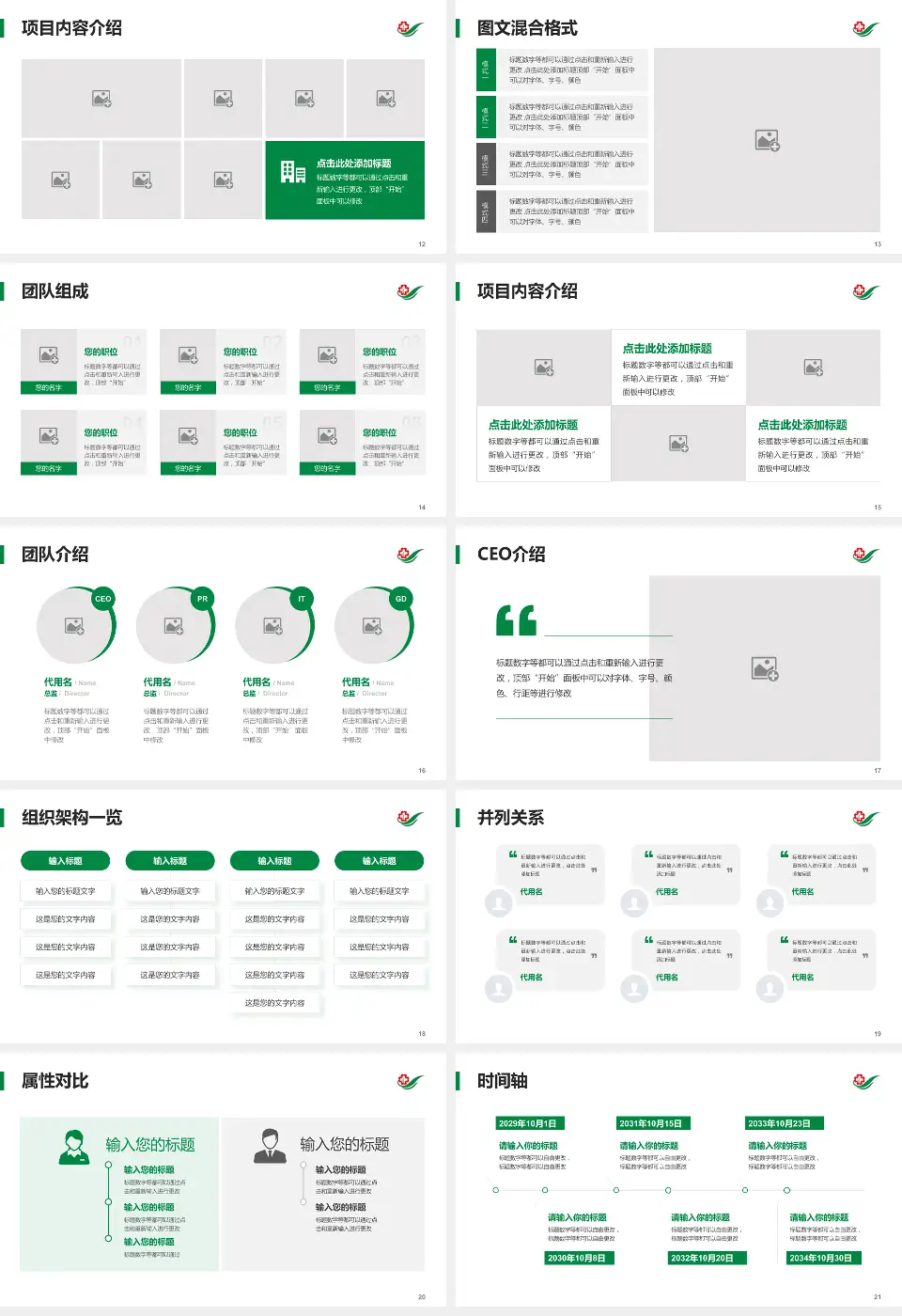 吉林省脑科医院患者教育与指导PPT模板16:9格式幻灯片预览图3