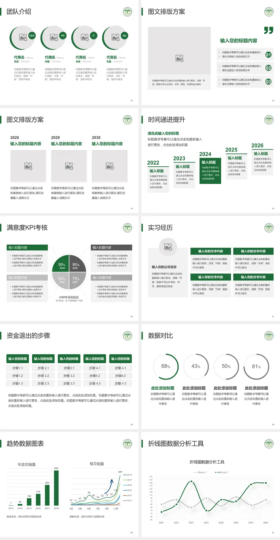 中国医学科学院皮肤病医院培训与教育PPT模板4:3格式幻灯片预览图3