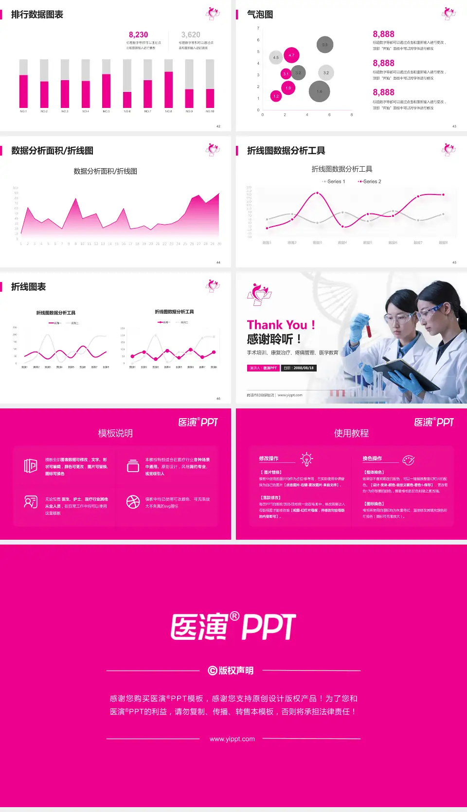 南通市妇幼保健院科研成果展示PPT模板16:9格式幻灯片预览图6