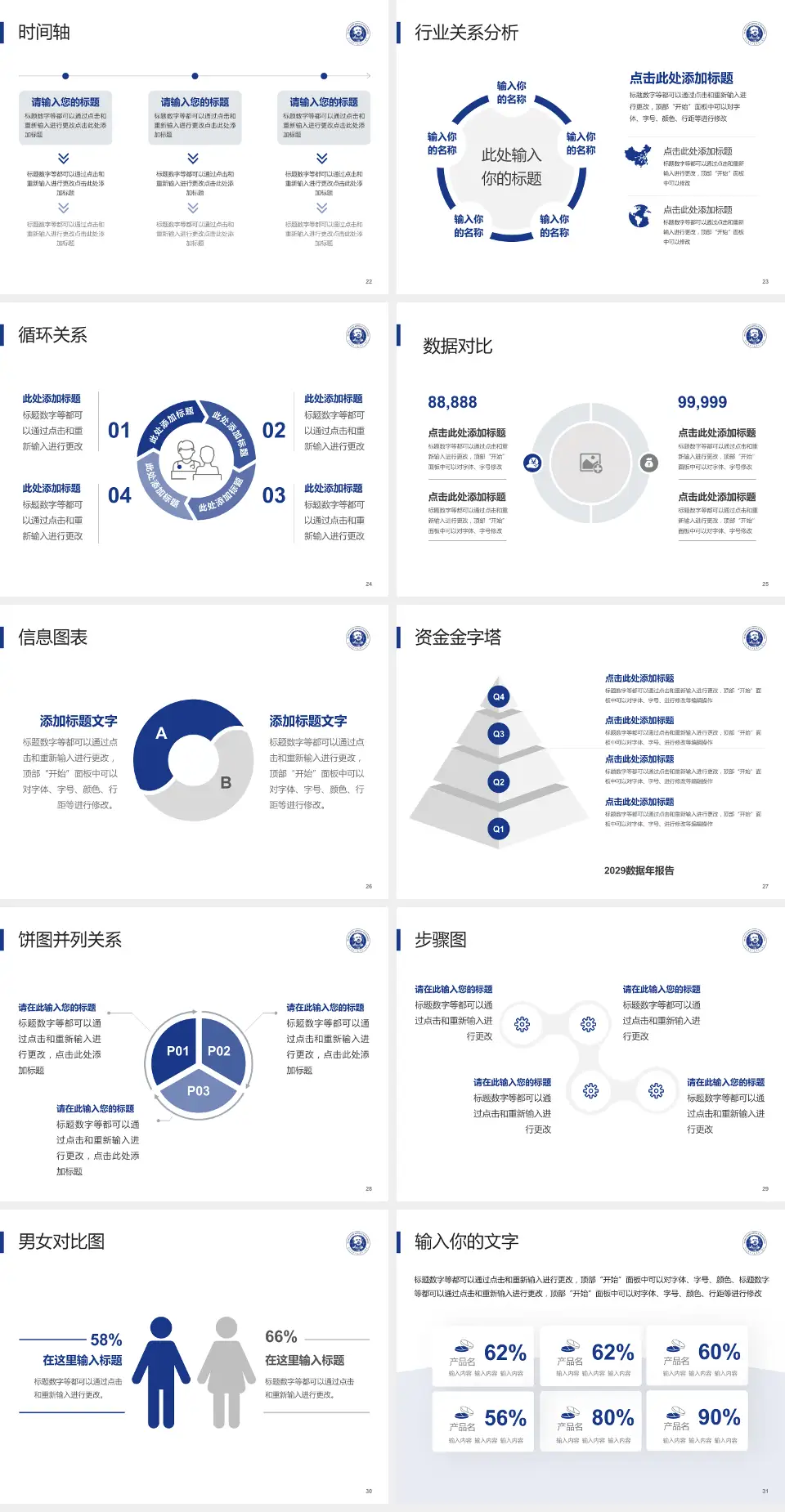 吉林大学第一医院医院管理报告PPT模板4:3格式幻灯片预览图4