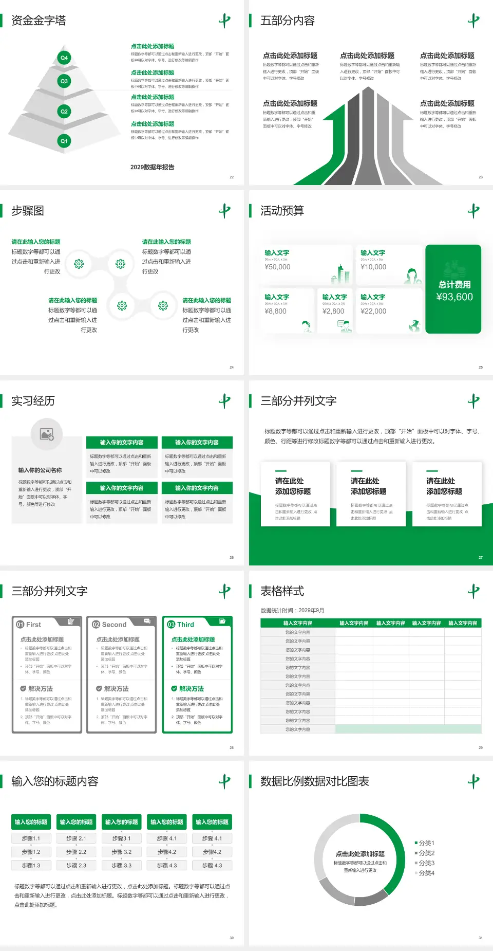 长春中医药大学附属医院会议与研讨会PPT模板4:3格式幻灯片预览图4