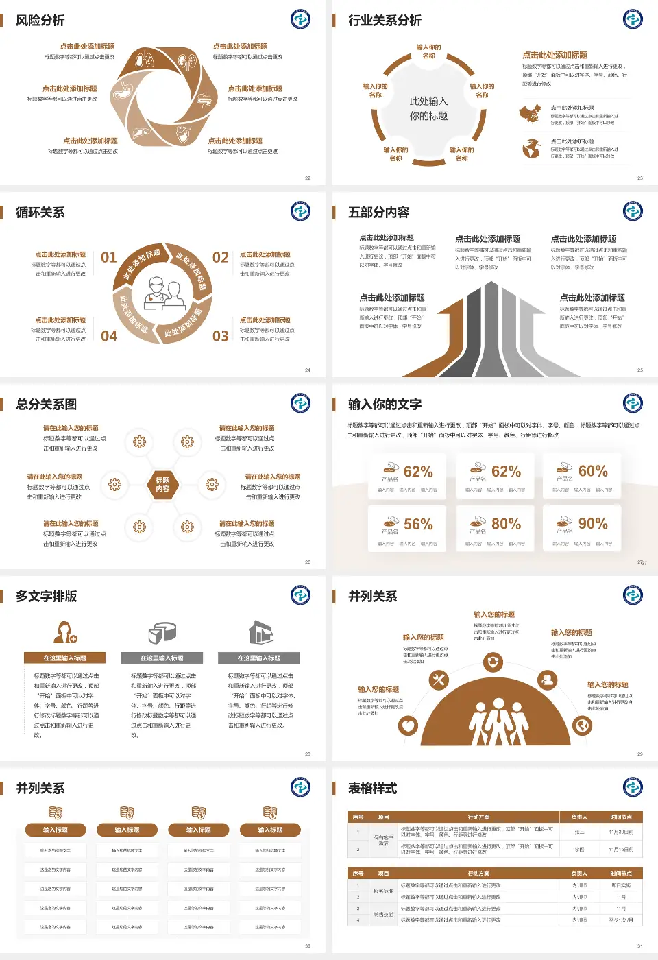辽源市中医院科室介绍与推广PPT模板16:9格式幻灯片预览图4