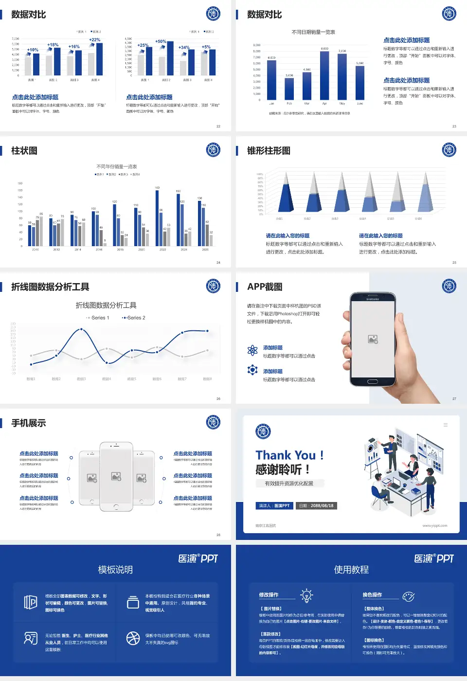 南京江北医院财务与预算报告PPT模板16:9格式幻灯片预览图4
