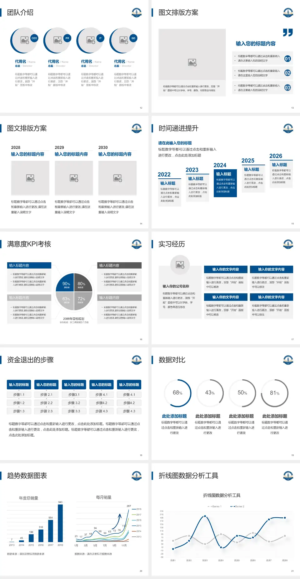 吉林大学中日联谊医院南湖医院培训与教育PPT模板4:3格式幻灯片预览图3