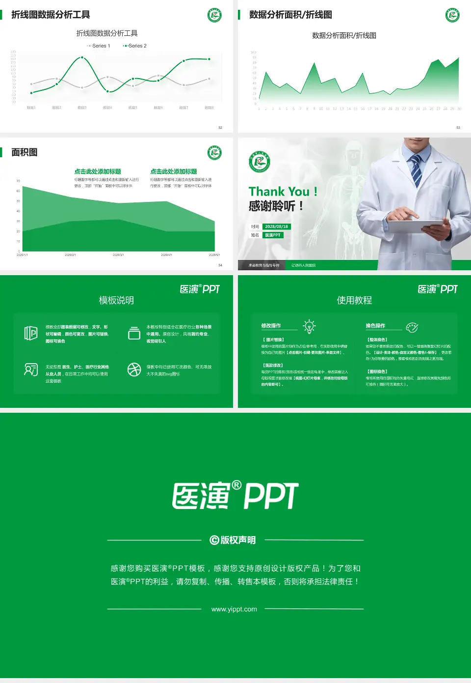 辽源市人民医院患者教育与指导PPT模板16:9格式幻灯片预览图7